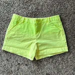 GAP neon shorts size 2